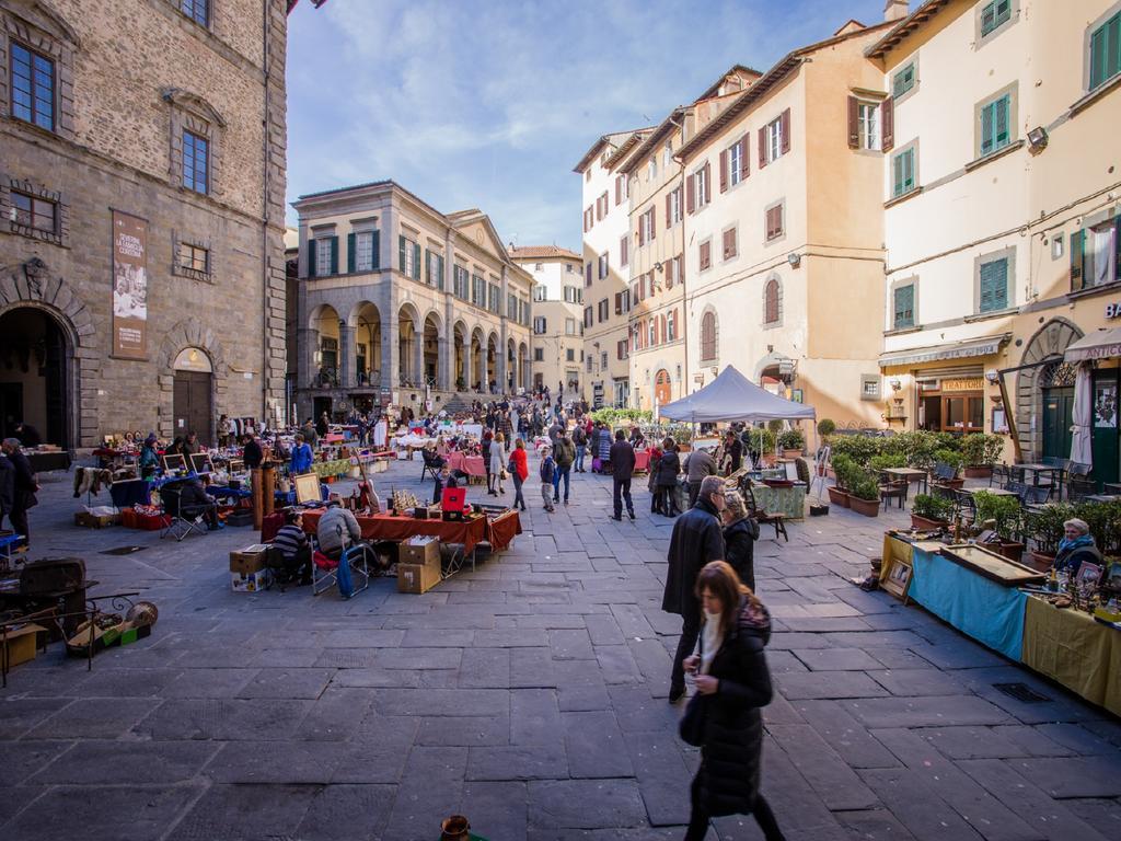 Ferienwohnung La Finestra Sul Teatro Cortona Exterior foto